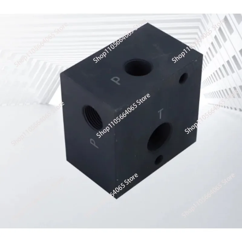 Hydraulic station accessories reversing valve base oil circuit block integrated block 02-1W/03-1W + YF