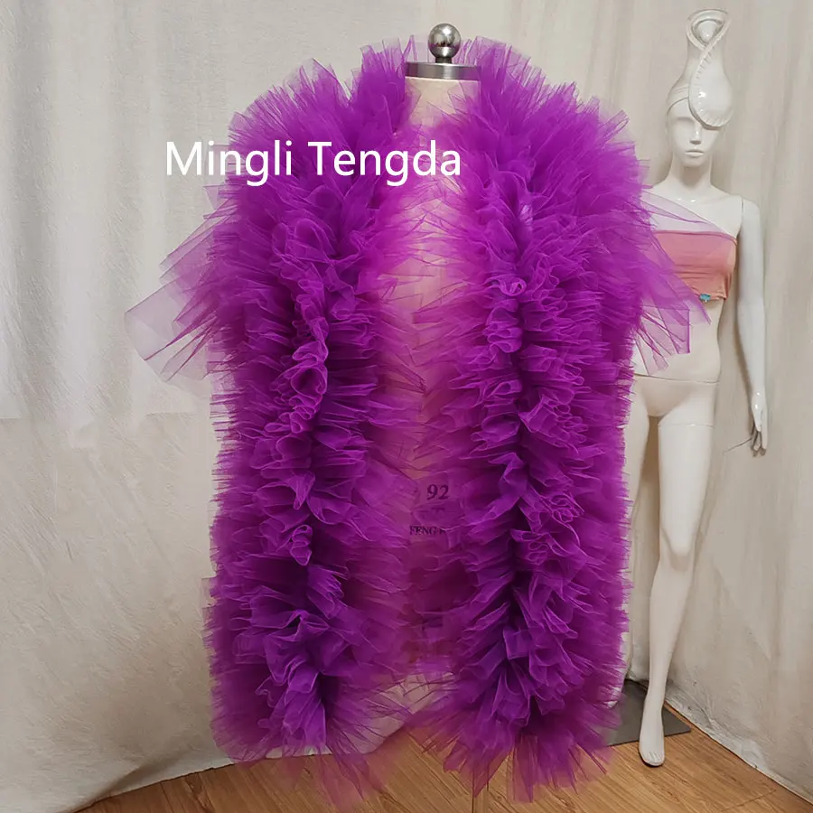 mingli-tengda-mariee-tulle-chale-mode-femmes-blouse-haut-chic-luxuriant-tenue-de-fete-a-volants-veste-sur-mesure-boleor-violet-manteau