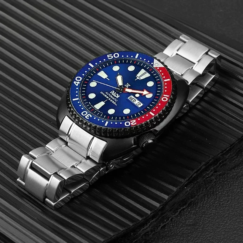 Suitable for Seiko Solid Steel Belt PADI Diving Abalone Monster SRPE99K1 SRPA21J1 Strap Male