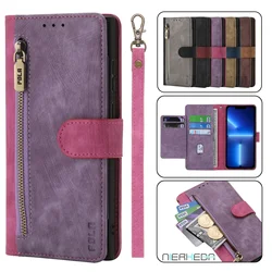 Anti-Theft Brush Leather Case For XiaoMi Redmi Note 13 Pro Plus 13C 12S 13R 4G 12 Mi Poco X6 M6 F5 Pro C65 Business Flip Wallet