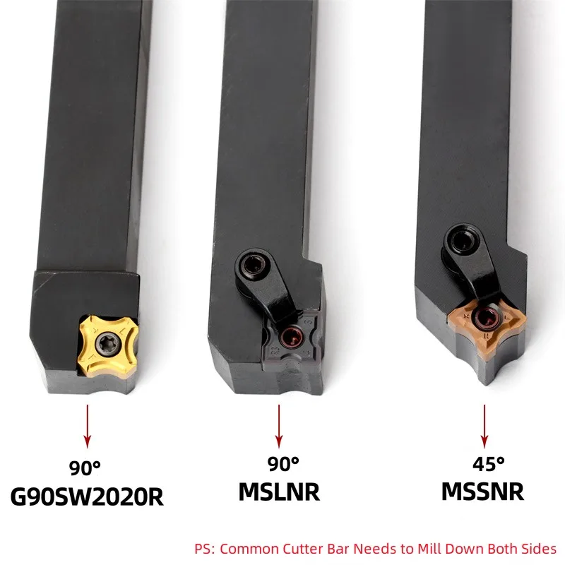 1PC MSSNR2020K12-R5 MSLNR2020K12-R5 G90SW2020R G90SW2525R CNC Anfasen Drehen Werkzeughalter R2 R3 R4 R5 R6 R8 R10 Hartmetall Einfügen