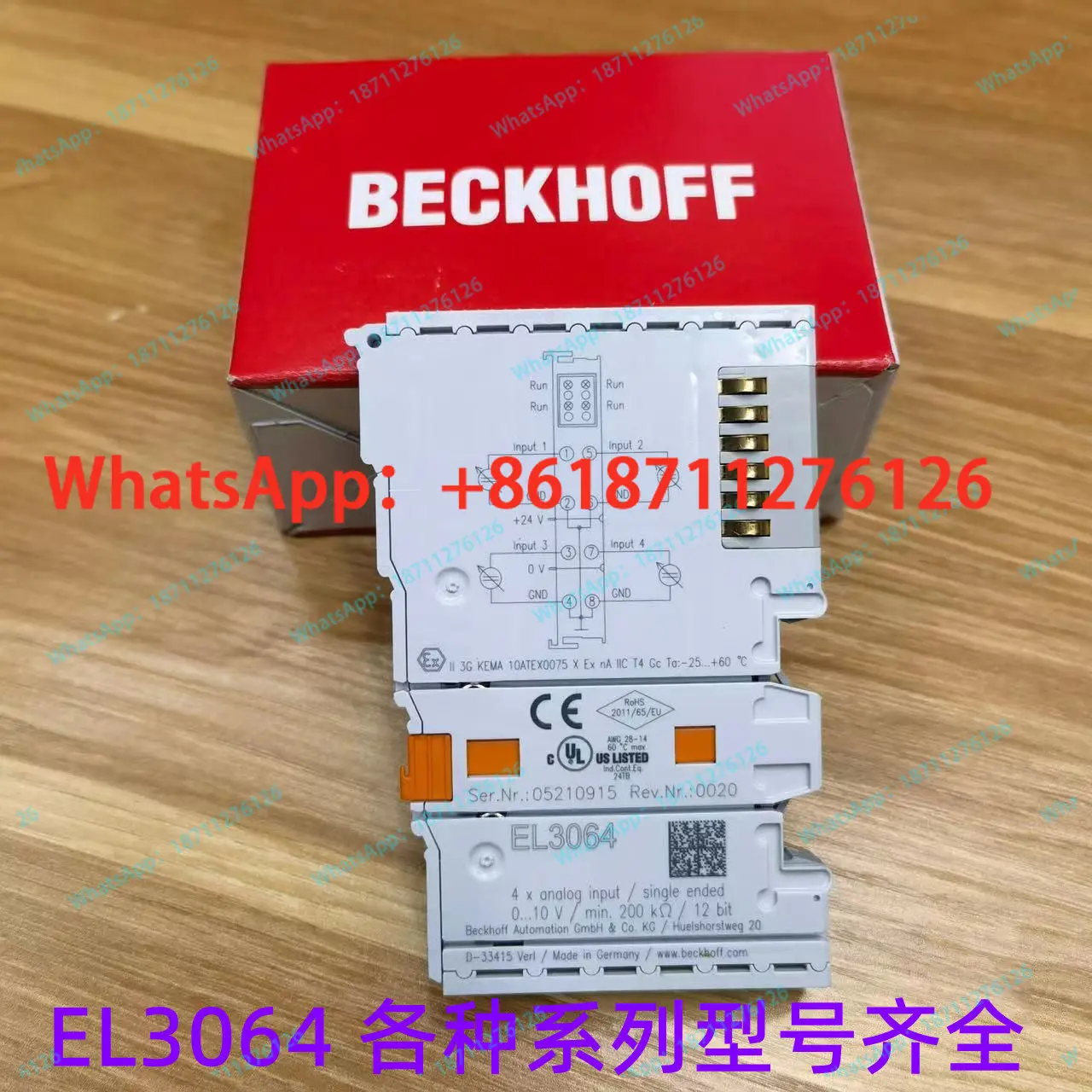New Original Beckhoff Module EL1904 EL2904 EL6900 EL9011 Sold in Stock