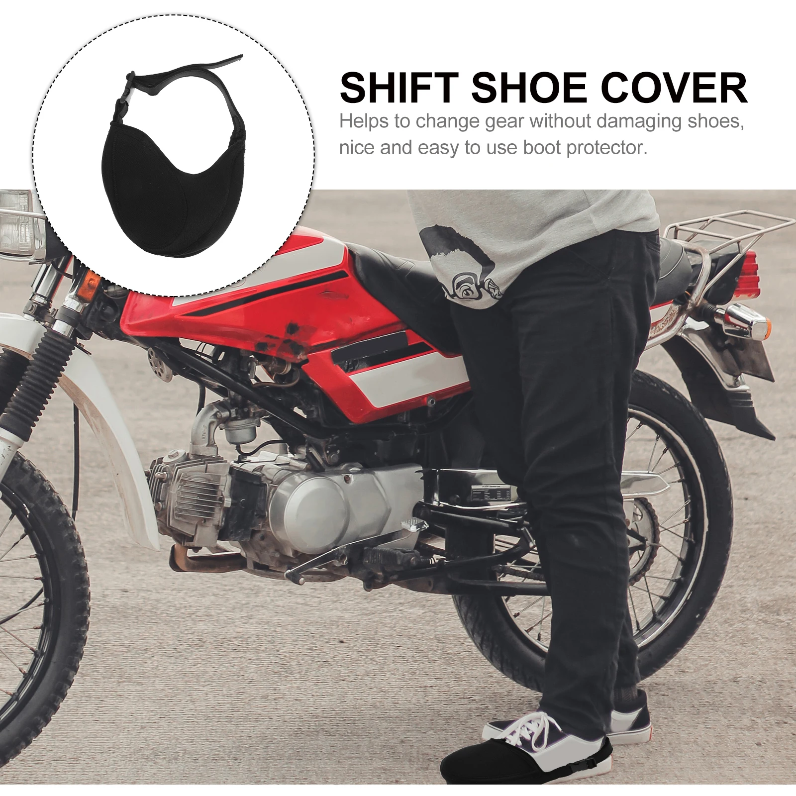 

Cycling Gear-Shift Shoe Cover Premium Waterproof Non-Slip Motorcycle Shoes Protector Boot Protector Gear-Shift Guard Motorcycle