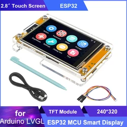 ESP32 2.8 Inch Touch Screen for Arduino LVGL WIFI&Bluetooth 240*320 Smart Display Screen TFT LCD Module with Free Tutorials