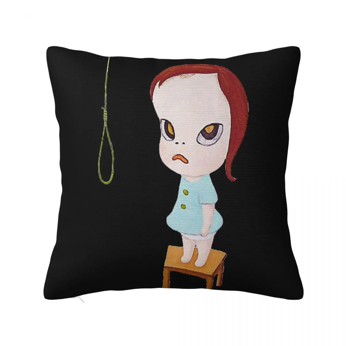 You Never Know Cojines Yoshitomo Nara Throw Pillow Case Cushion Covers Home Sofa Chair Decorative Backpack