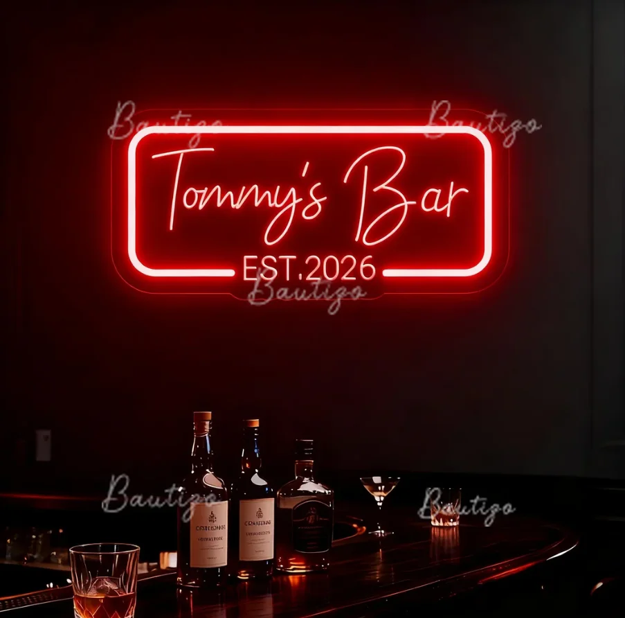 Bar Neon Sign Business Decoration Custom Neon Signage Personalized Pub Shop Logo Bar Wall Decor Lights LED Art Indoor Signboard