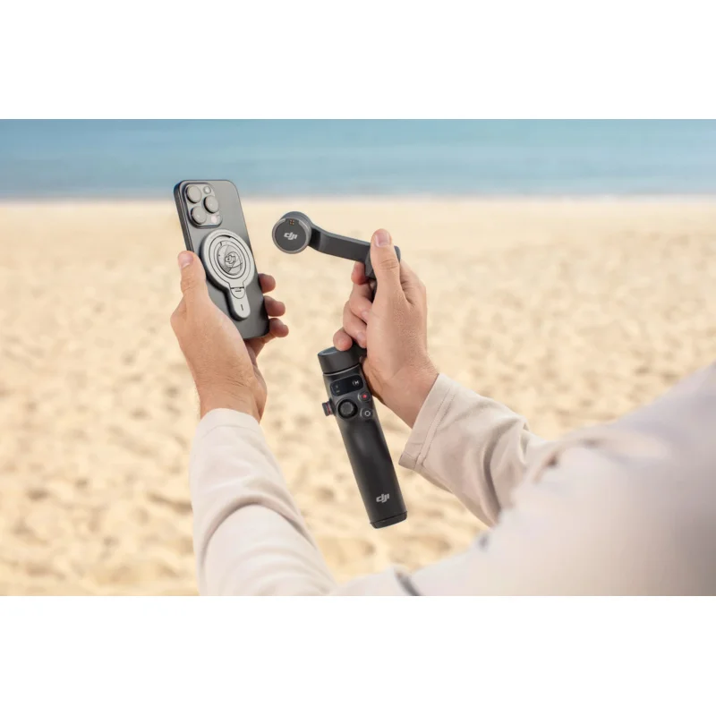 DJI OM 磁気クイックリリース マウント iPhone ユーザー向けに設計 DJI