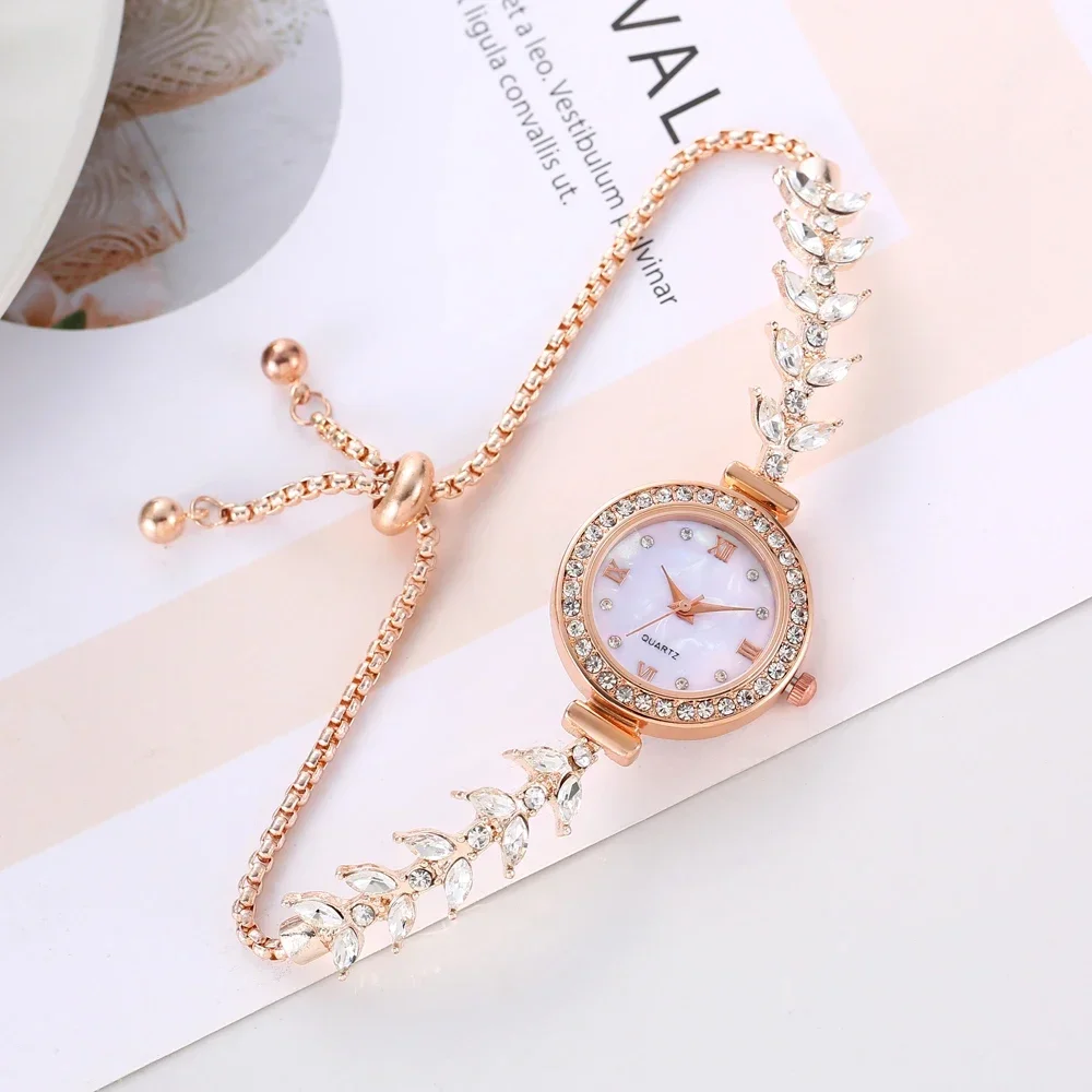 3 pieces/set Women's Bracelet Watch, Simple and Fashionable Fashion Watch, Elegant Women's Wristwatch