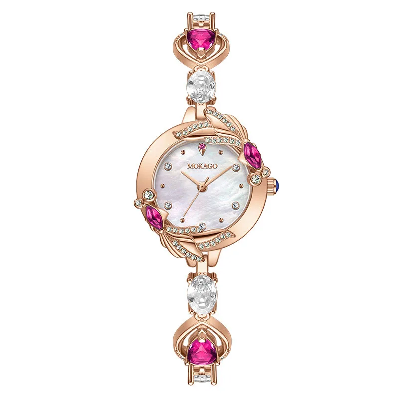 AL-176 Ювелирный браслет с кристаллами High Koi, инкрустированный бриллиантами, высококачественные легкие роскошные кварцевые водонепроницаемые часы для женщин