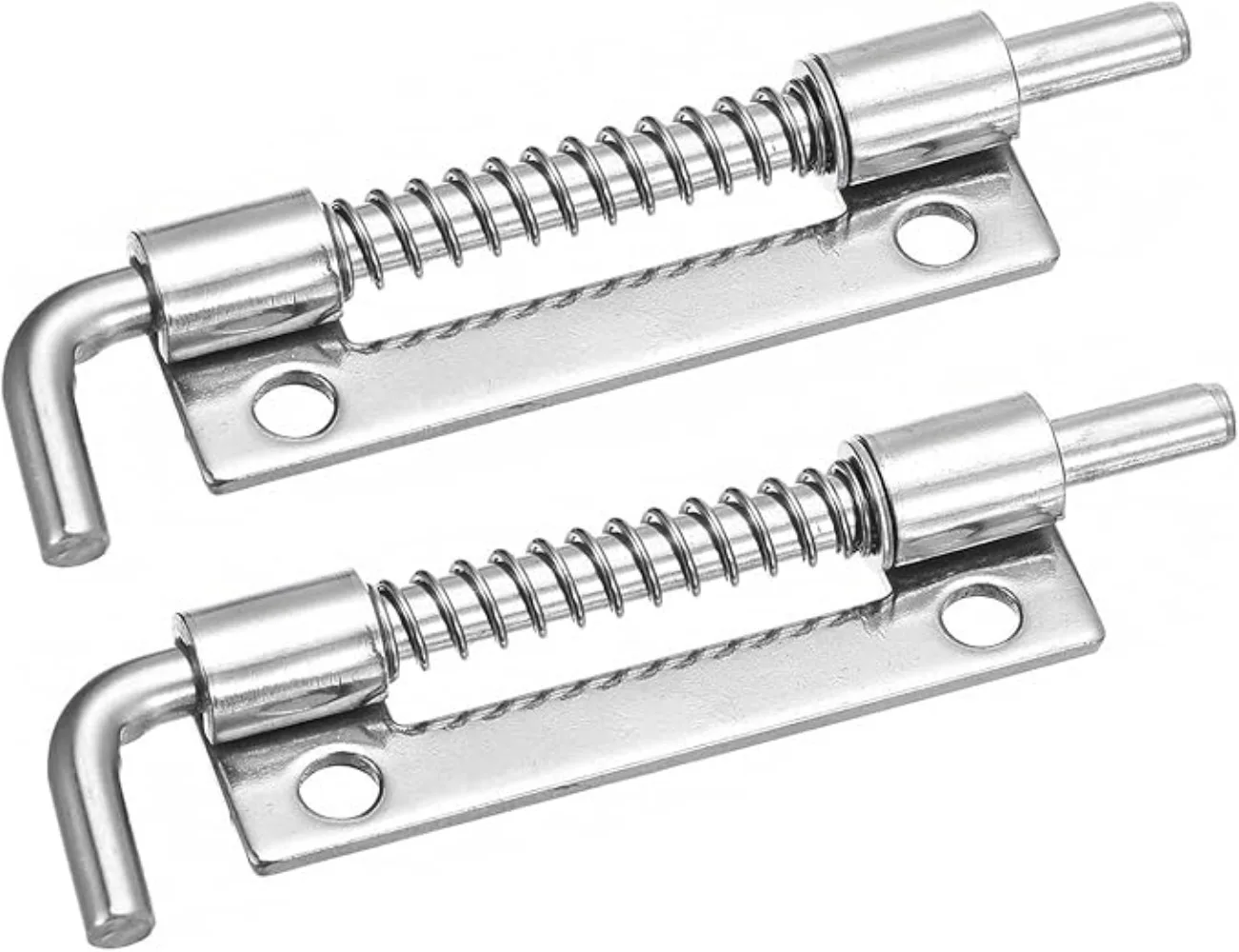 Spring Loaded Latch Pin 304 Stainless Steel Silver Window Cabinet Hinges Security Door Bolt Latch For Household Hardware