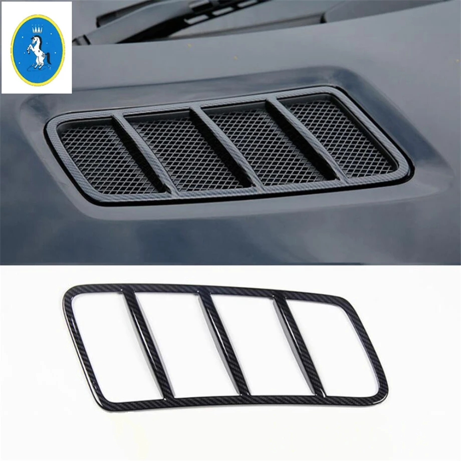 

Yimaautotrims Front Head Roof Hood Air Condition Vent Outlet Cover 2 Pcs / Set For Mercedes-Benz GLE W166 / Coupe 2015 2016 ABS