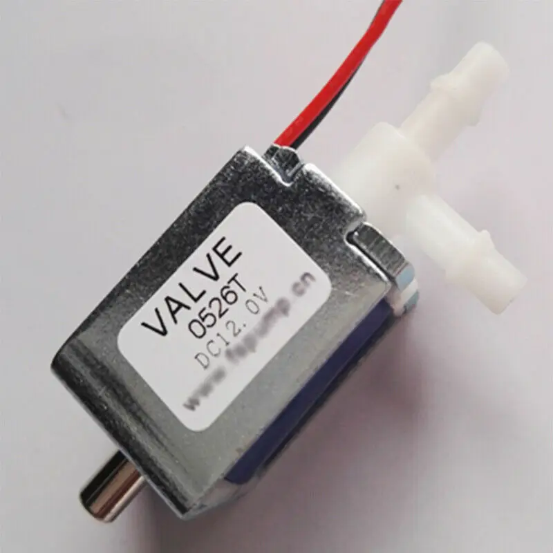 

DC 12V 2-position 3-way Port Valve Micro Small Tiny Mini Electric Solenoid Exhaust Air Valve Switch Two-position Three-way