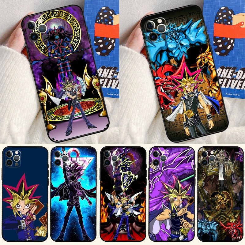 Yu gi oh yugioh Duel Monsters Cover Case For iPhone 16 15 14 13 12 11 Pro Max XS XR X 12 13 Mini 16 15 Plus Fundas