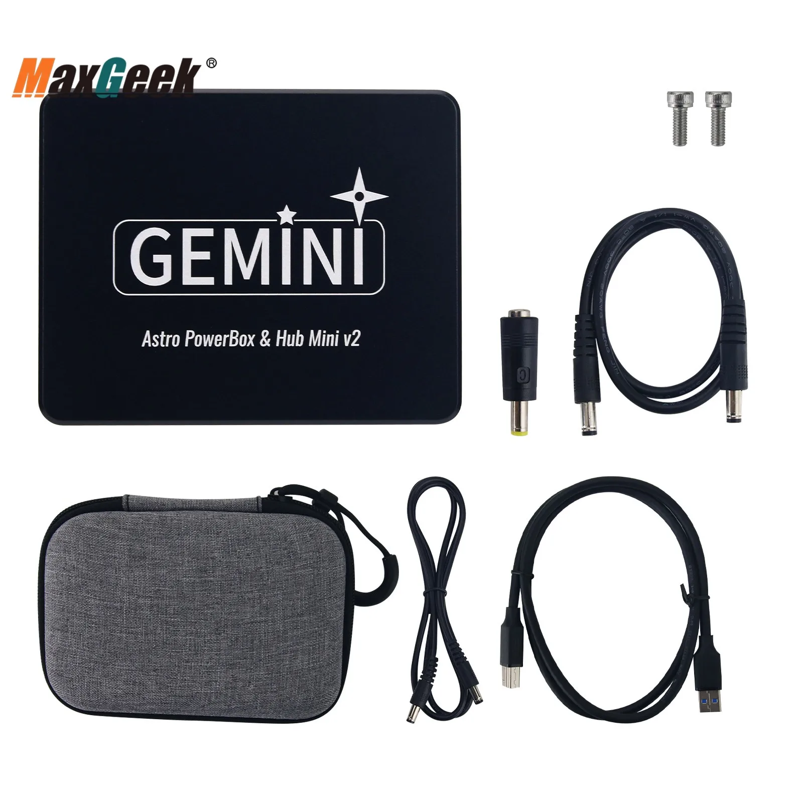 Gemini NEW Mini V2 Hub Astronomy Power Box USB3.1 High Speed Readout Output Astronomical Power Management Box