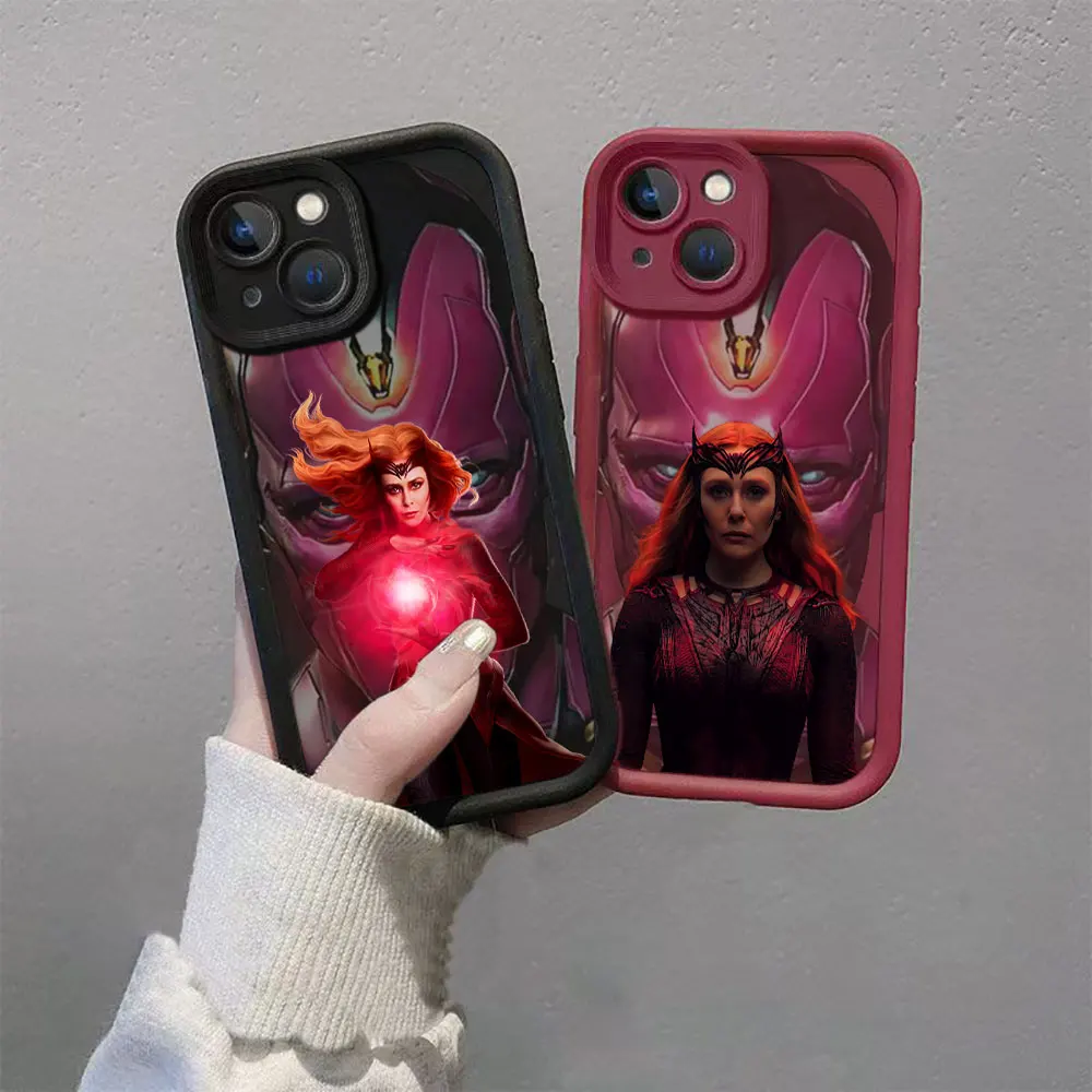 Marvel Scarlet Witch Wanda Vision Phone Case For OPPO A5 A60 A7X A9 A16 A16K A92S RENO 2 3 5 6 FIND X3 X5 PRO LITE 4G 5G Case