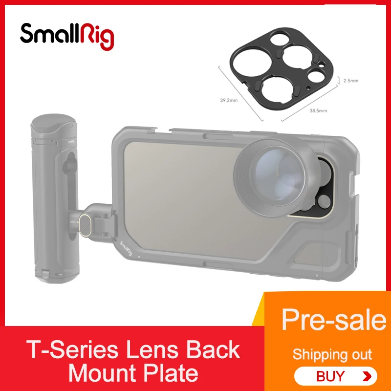 T-Series Lens Back Mount Plate for iPhone 15 Pro Max/ 15 Pro Cage 4399