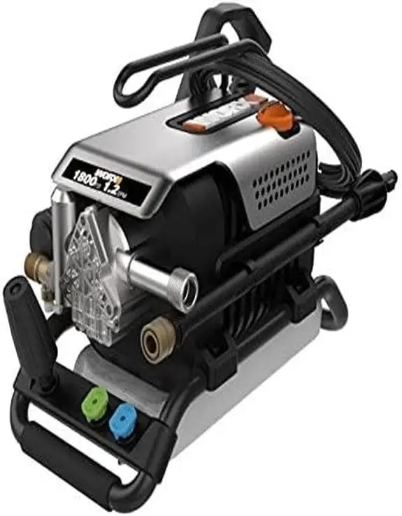 13 Amp Electric Pressure Washer 1800 PSI with 3 Nozzles - WG605