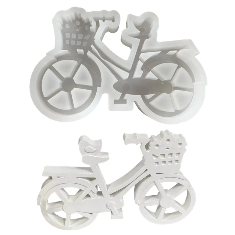 Funny Bike Moulds Unique Silicone Mold for Creating Decorations