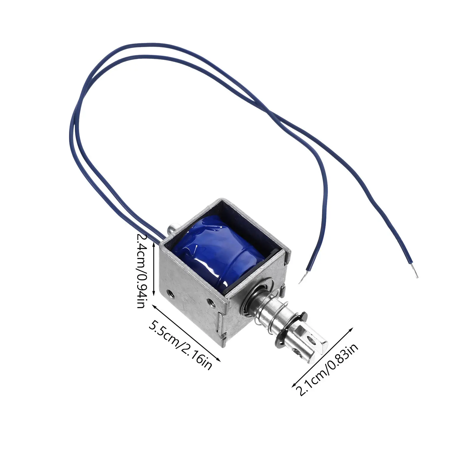 Push Pull Type Solenoid Electromagnet Dc 12V 1.1a Open Frame Linear Motion Electromagnet Replacement Part for Vending Machines