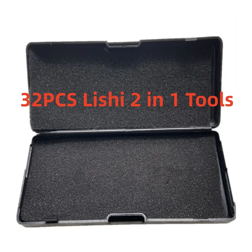 

(No box )32 PCS Lishi 2 in 1 HU92 HU100 HU101 Hon66 HU64 HU66 HU83 Toy48 VAT2 NSN14 Locksmith Tools for Auto car lock