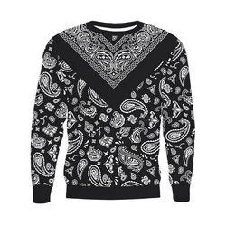 New 3D Printing Bandana  Fashion Men Women Tracksuits Crewneck Hip Hop Sweater Plus Size S-7XL Harajuku