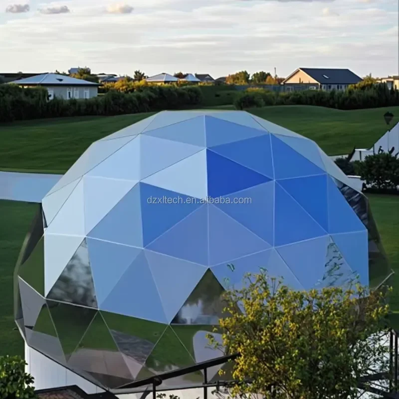 CE Certification Prefabricated Glass Dome Tent House Green Villa Bedroom Living Room Application Green House