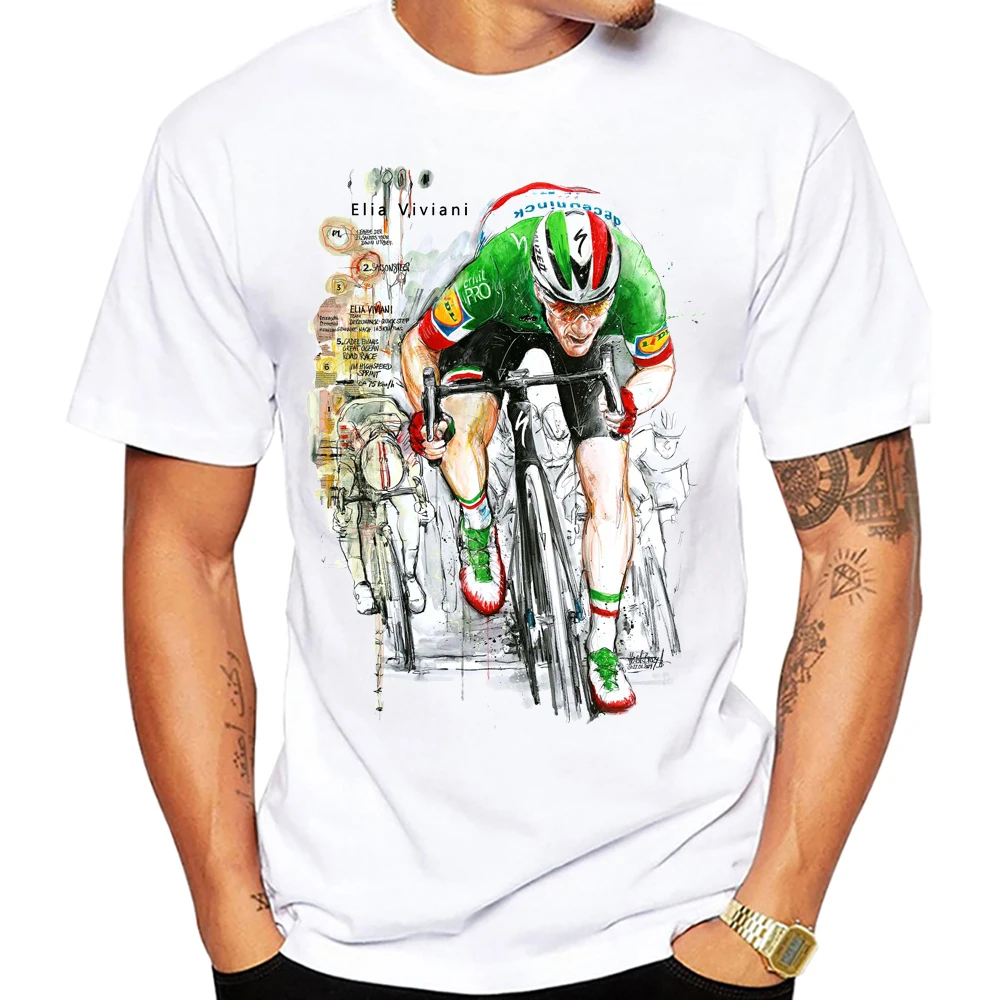 Design I Love Mountain bike Classic T-Shirt Men Bicycle Summer High-Quality Tshirts  cycling fans Tops Clothing