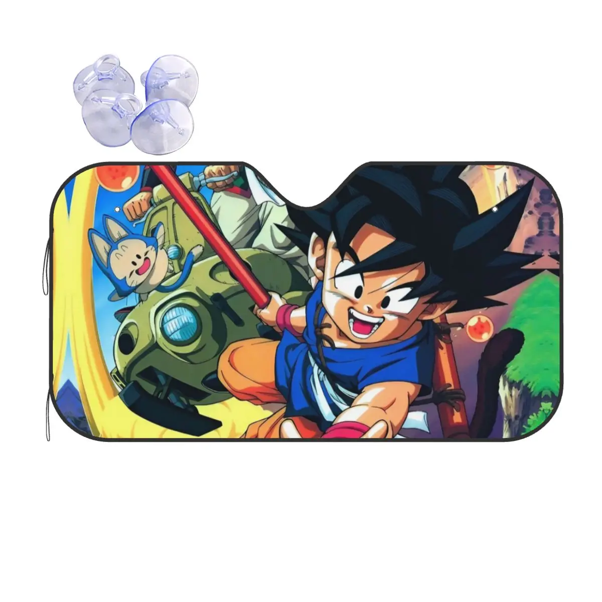 Anime Dragon Ball Z Fashion Sunshade Windscreen 76x140cm Foils Sunshade Visor Heat Reflector