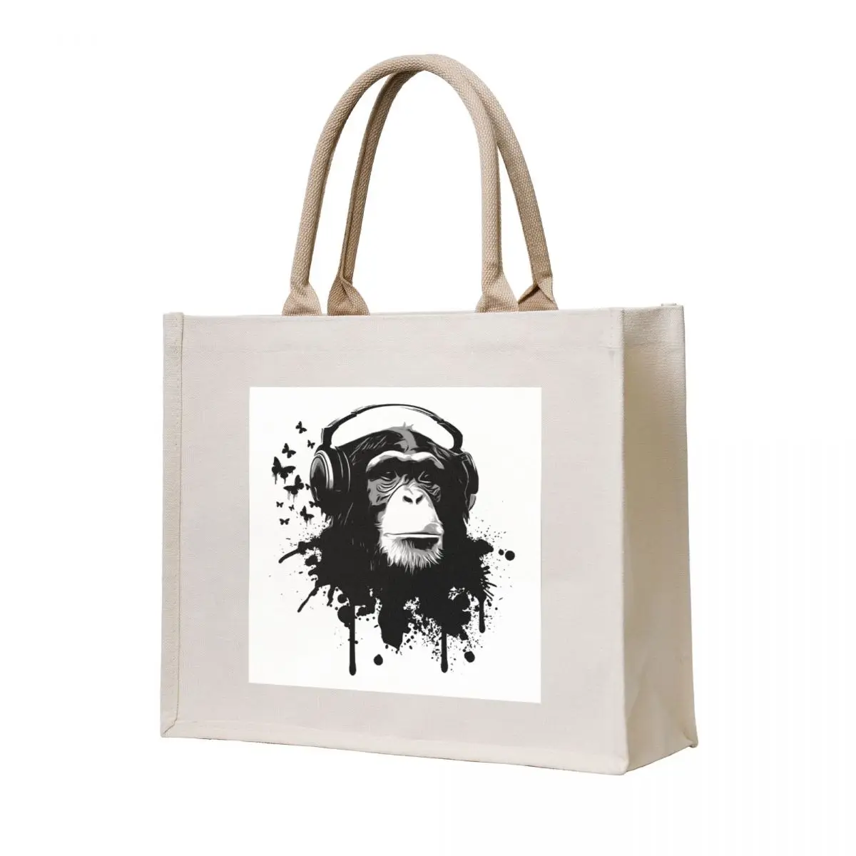 

Monkey Business Tote Bag canvas tote bags Women's shopping bag woman shopping bag Gift