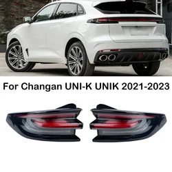 For Changan UNI-K UNIK 2021-2023 Outer LED Car Rear Bumper Tail Light Tail Lamp Brake Light Turn Signal Light Low Configuration