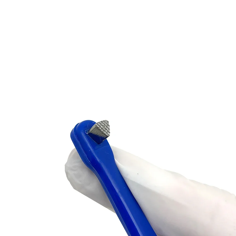 Dental Orthodontic Band Pusher Seater with Serrated Tip for Molar Bands Manual Bite Stick Seating Instrument Dentistry Tool