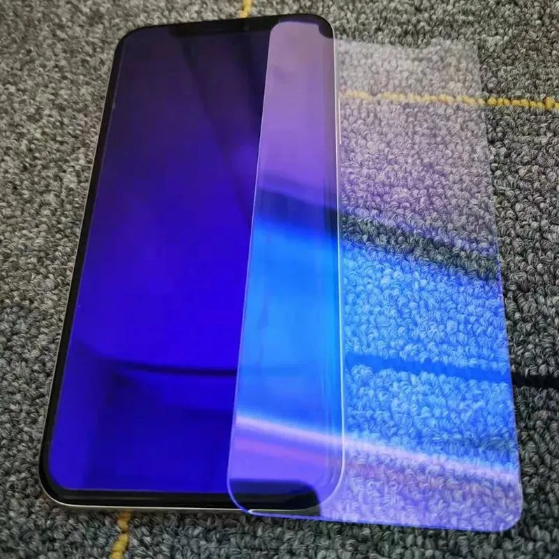3pcs for iPhone 11 6s 6 8 7 Full Screen Tempered Glass Film Soft Edge Screen White Black Anti Blue Light Protection