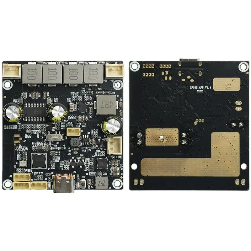B50B-2X25W Bluetooth Audio Amplifier Module Integrated Charging TYPE C Android APP Tuning Synchronous Boost Amp Board