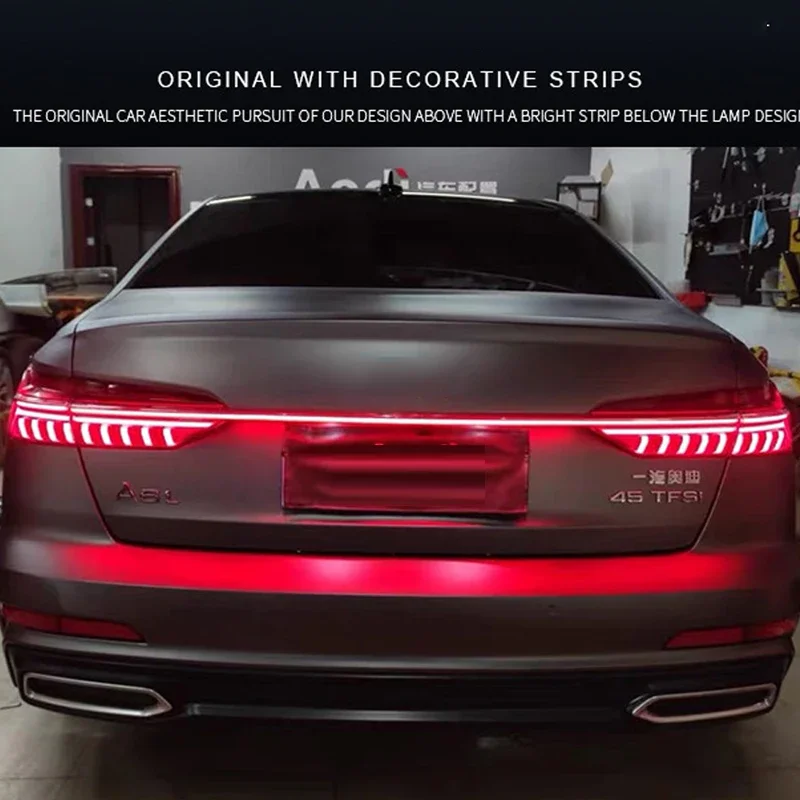 Led TailLight Assembly Through Lamp for Audi A6L 2019-2022 Rear Center Car Light Car Accessoriesgrade