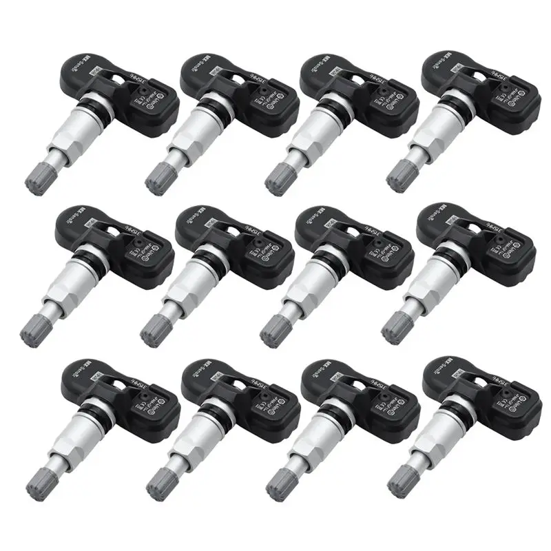 AASS-Autel TS408 TS508 ITS600 MX TPMS Tire Pressure Sensor 12Pcs Programmable 315MHZ Universal Sensor Monitor