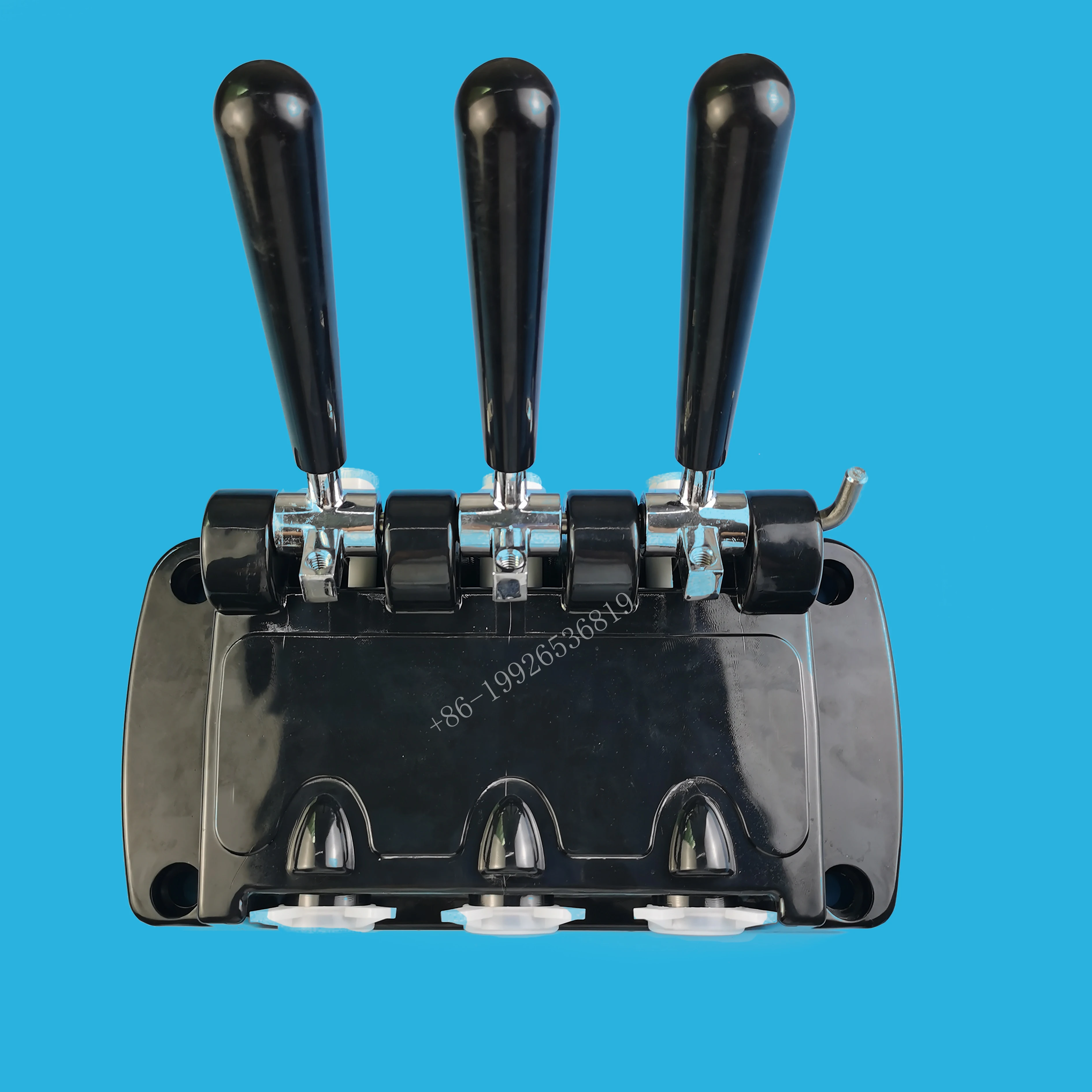 Black Discharge Valve Front Block Panel Spare Part For Donper Soft Serve Ice Cream Machine Ahead Plate Replacements Brand New