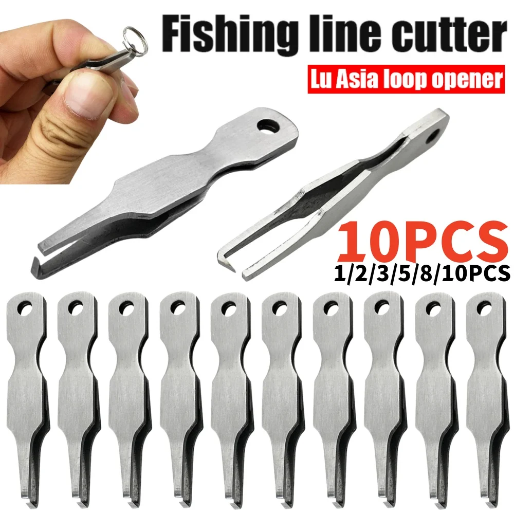 Lure Ring Loop Opener Hook Eye Cleaner Luya Fishing Line Cutter Quick Split Rings Opener Fishing Line Pliers Fishing Tackle Tool