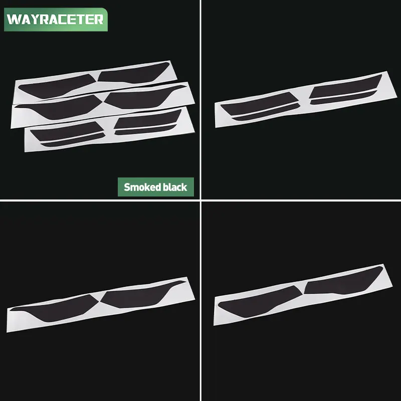 Car Headlight Tint Smoked Black Protective Film Transparent TPU Sticker For Volkswagen Tiguan 2025 2024 2020 2018 R Line 2023