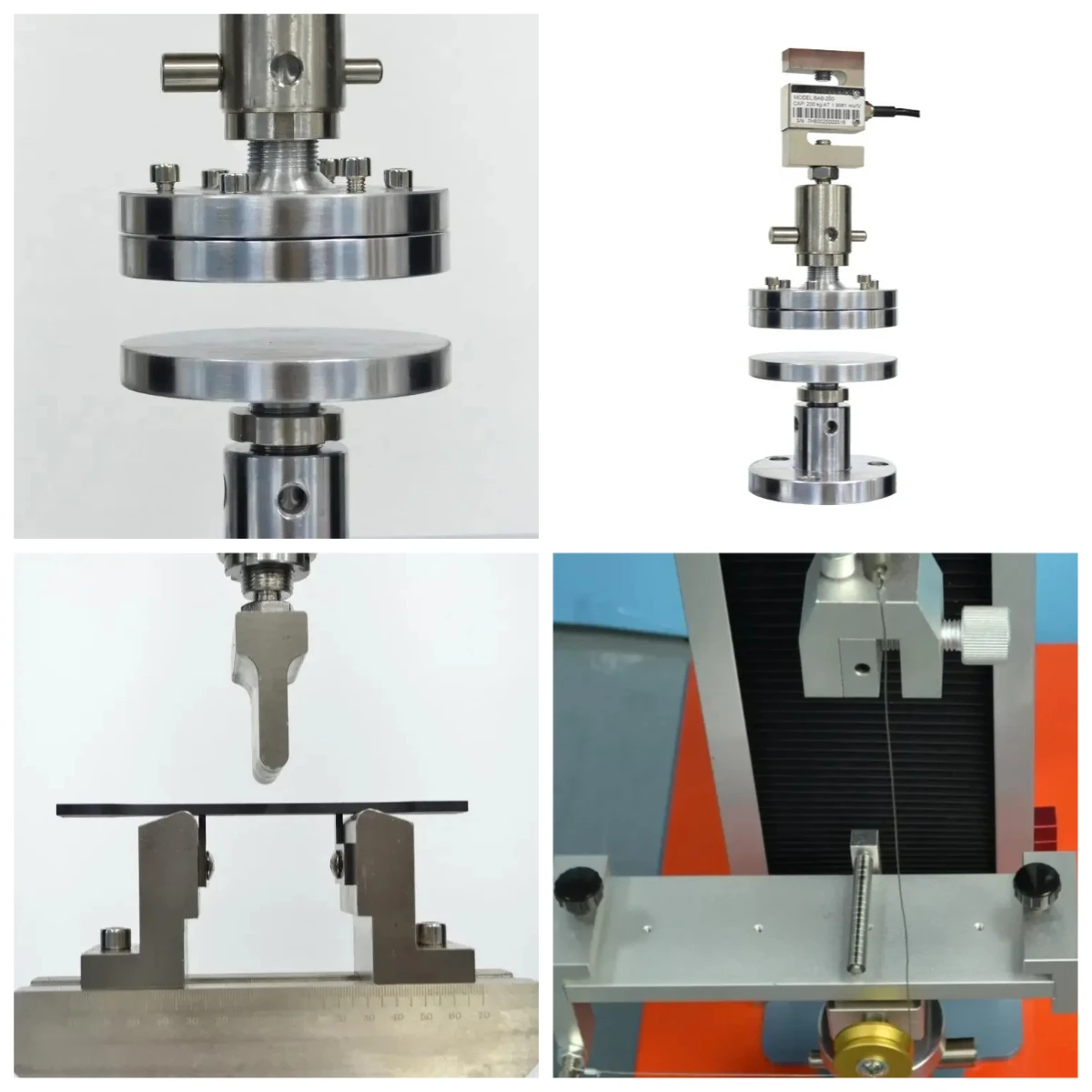 

ASTM D695 Testing Clamps of Universal Tensile Tester, UTM Testing Fixtures, Test Accessories
