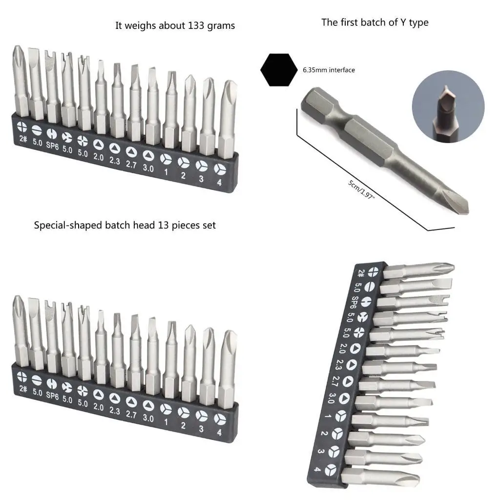 

652F 13-piece/set Screwdriver Set for Easy Maintenance of Home Appliances