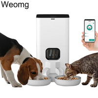 NEW 4L TuYa APP Automatic Pet Feeder Smart Dry Food Dispenser For Cats Timer Stainless Steel Bowl Auto Cat Pet Slow Food Feeder