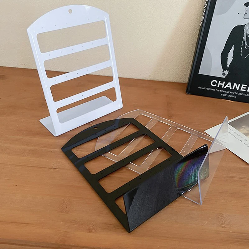 Fashion Acrylic Ear Stud Board Earring Storage Rack Simple Advanced Display Rack Earrings Window Display Rack