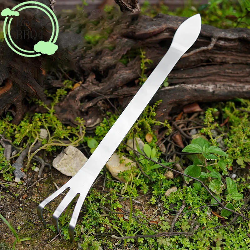 (BBQ4) 1Pc Stainless Steel Roo - Bonsai Garden Rake recension och pris