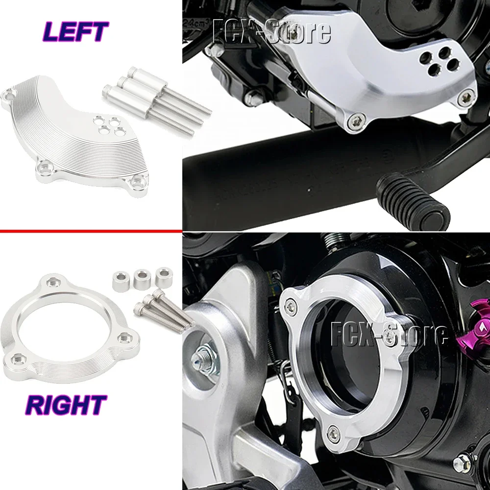 Engine Case Crash Slider Protector For HONDA H2C MSX GROM 2020 - 2022 Motorcycle Accessories Crankcase Cover Guard H2C Msx Grom