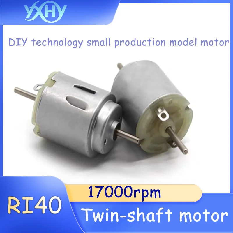 

Twin shaft 140 motor model motor micro dc motor DIY technology small production model motor