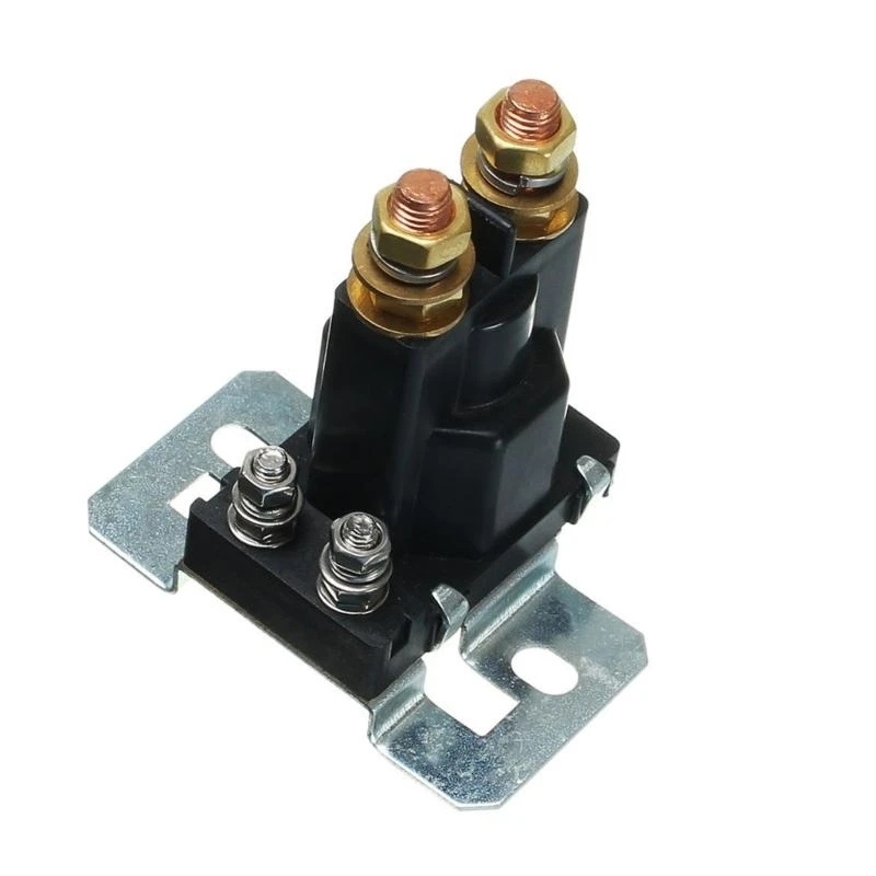 124B Car Power Switch Starter Solenoid Auto Start Contactor 4 Terminals 12V AMP 500A