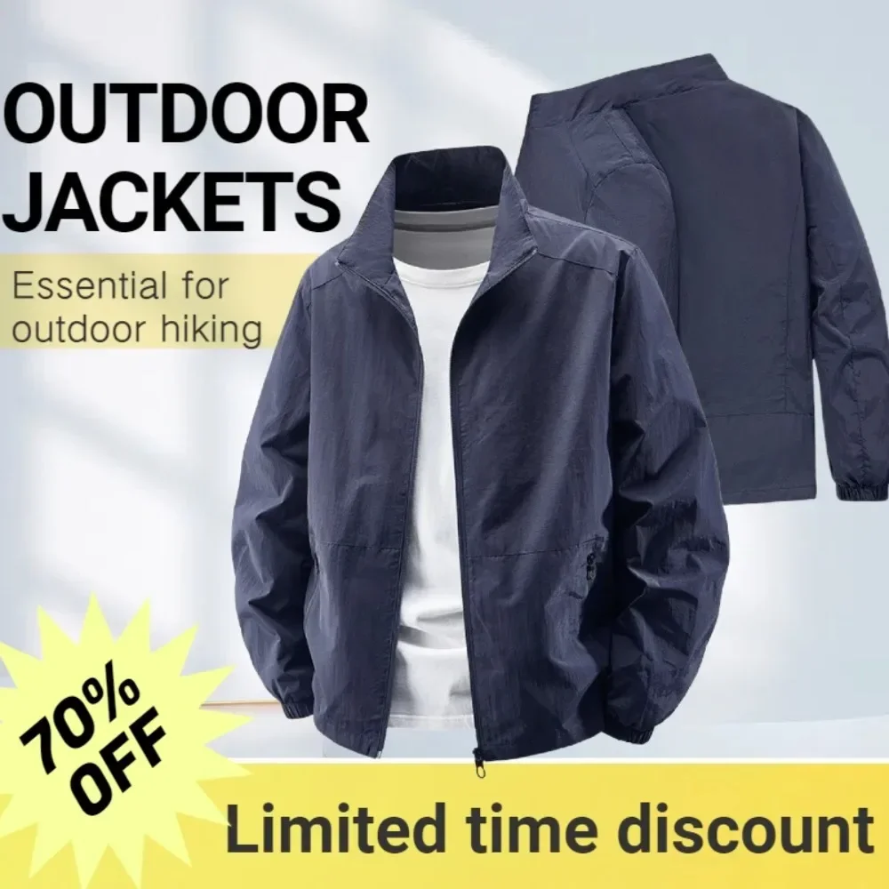 

2025 Men's Autumn Winter Outdoor Jacket Windbreaker, Versatile Water Resistant Coat for Cold Weather Wear & Outdoor Adventures