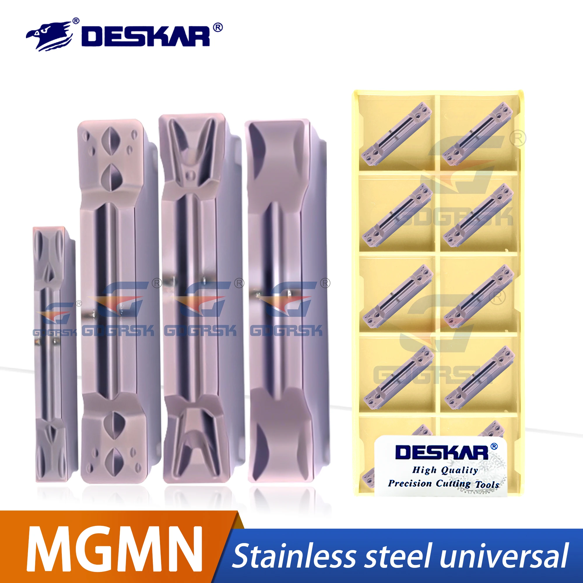 

DESKAR 100% Original Stainless Steel Grooving Blade MGMN150 200 250 300 400 500 600 -G/T/M/H LF6018 Lathe Cutting Blades Grain