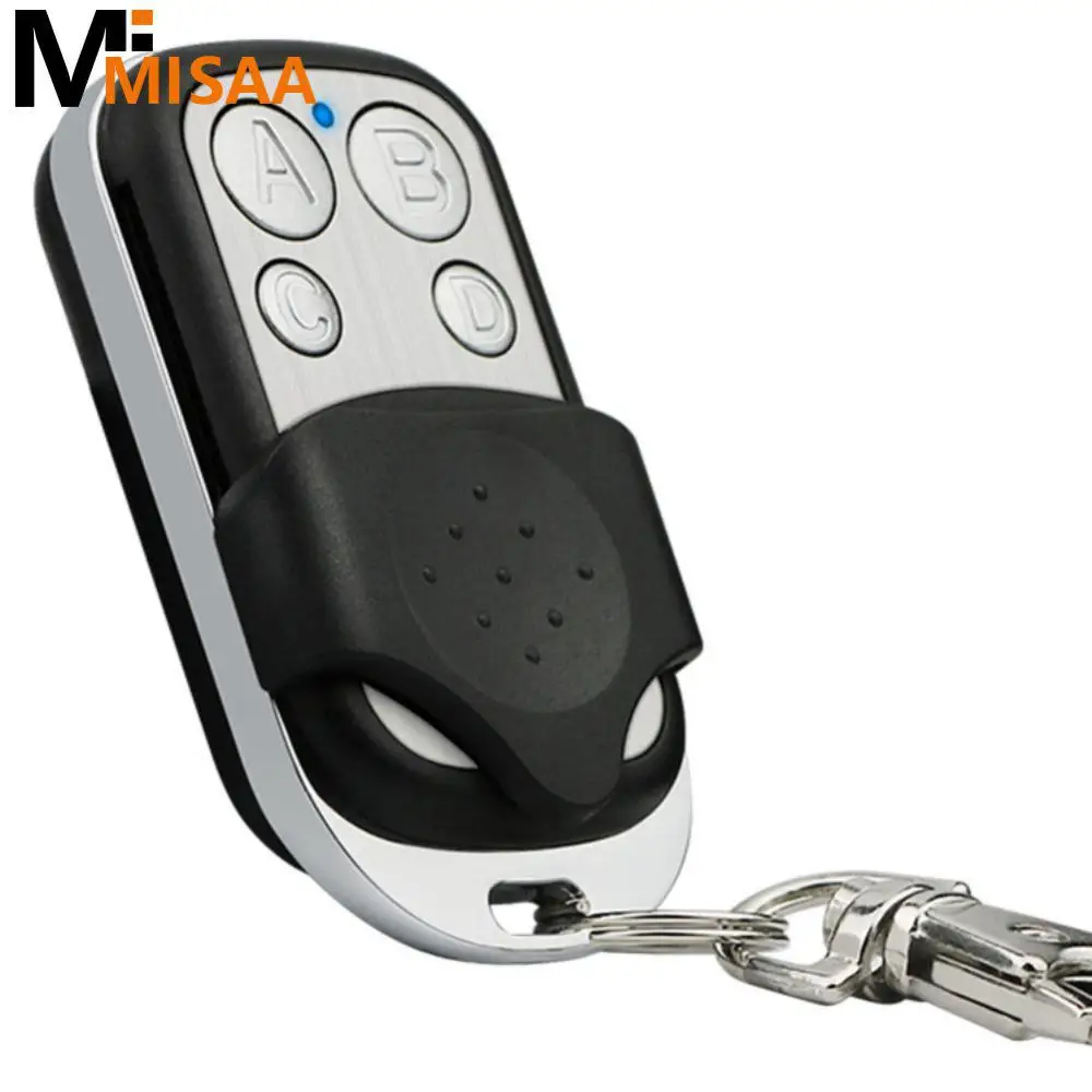 Electric Garage Key Metal Wireless Rf Transmitter Self Copy 4 Buttons For Gadgets Car Home Garage Door 315mhz 433mhz