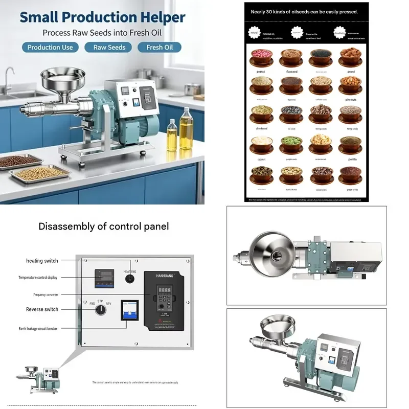 2026Hot Heavy-Duty Commercial-Grade Oil Press Equipment Spiral Components for Large Batches for Agricultural Wholesale Oil